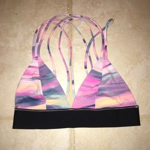 PINK racer back bikini top